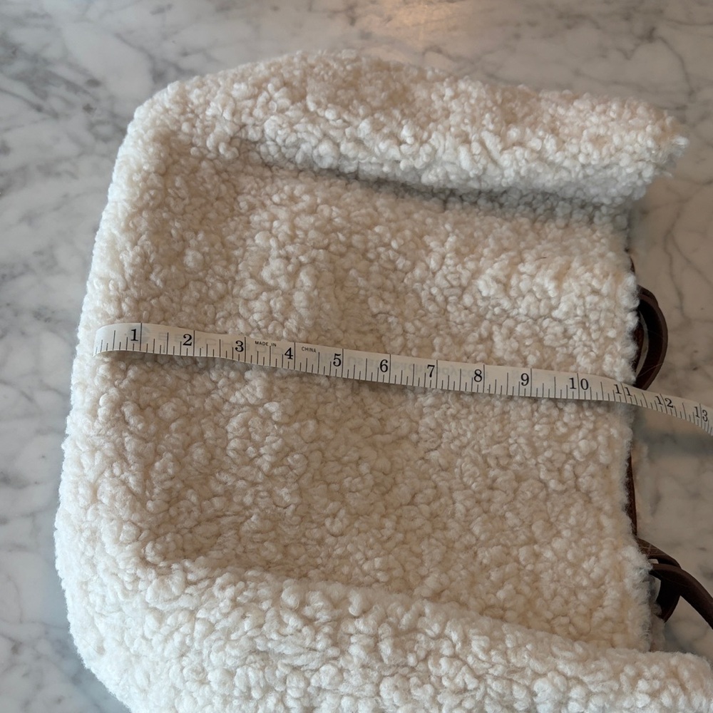 Cozy Cream Sherpa Tote Bag - Picture 5 of 5
